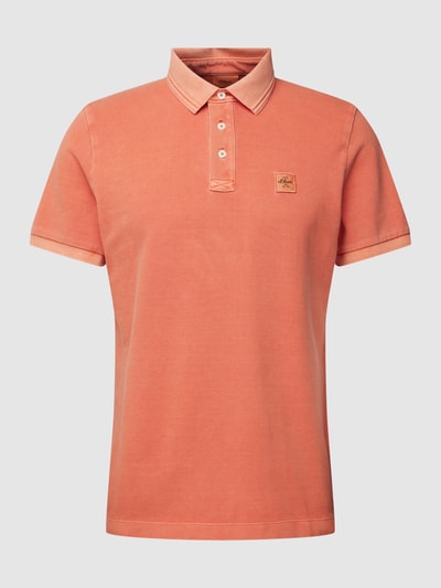 s.Oliver RED LABEL Poloshirt mit Label-Patch Orange 2