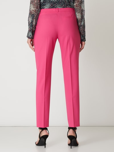 BOSS Black Women Stoffhose in schmaler Passform mit Stretch-Anteil Modell 'Tiluna' Pink 5