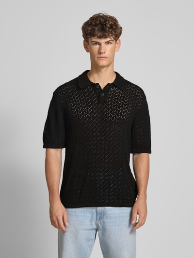 Jack & Jones Freizeithemd mit Knopfleiste Modell 'HYDRA' Black 4