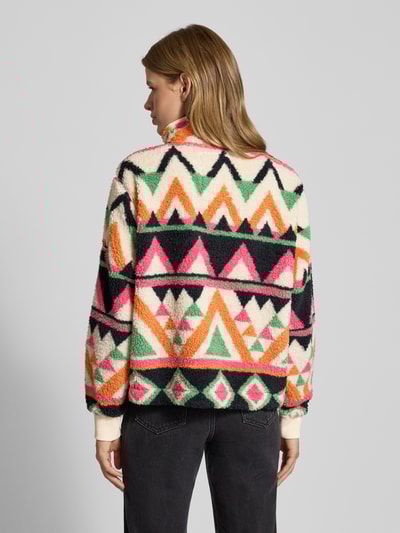 Superdry Sweter o kroju regular fit ze stójką model ‘Soft’ Złamany biały 5