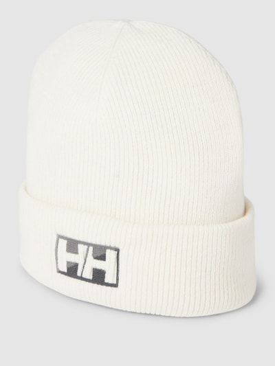 Helly Hansen Beanie mit Logo-Stitching Offwhite 1