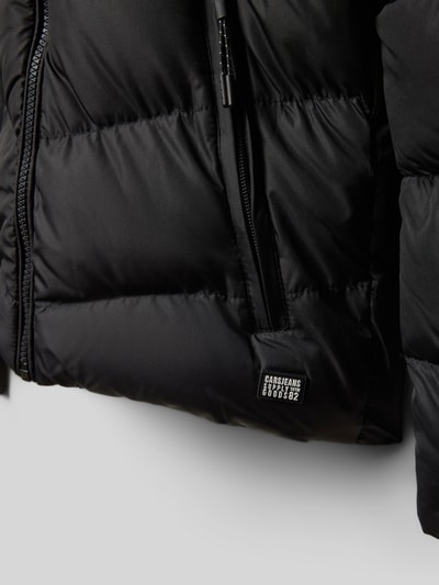 CARS JEANS Kurtka pikowana z kapturem model ‘HEYWARD’ Czarny 2