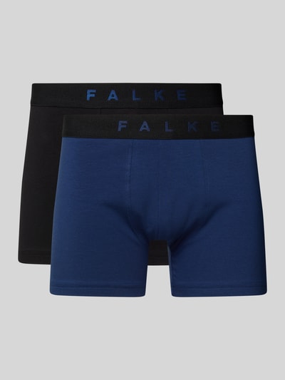 Falke Boxershort met elastische logo in band in een set van 2 stuks Blauw - 1