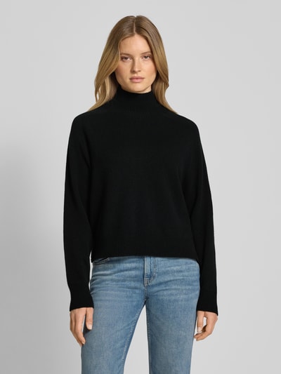 Drykorn Gebreide pullover met opstaande kraag Zwart - 4