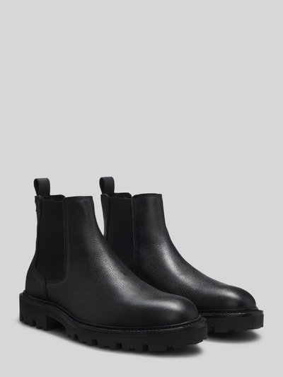 BOSS Chelsea boots van echt runderleer Zwart - 1