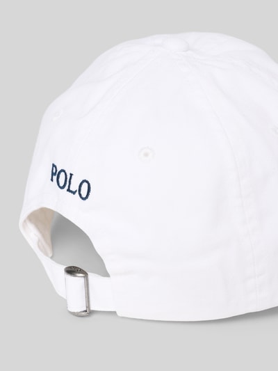 Polo Ralph Lauren Basecap mit Label-Stitching Weiss 3