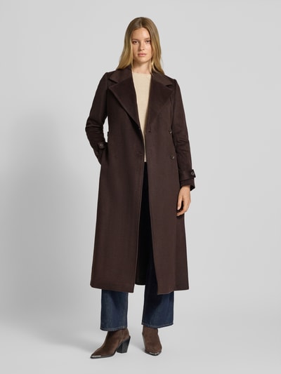 mbyM Mantel mit Reverskragen Modell 'Kasimira' Mittelbraun 1