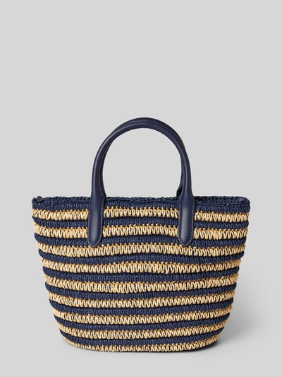 Lauren Ralph Lauren Tote Bag in Flecht-Optik Modell 'BRIE' Marine 4