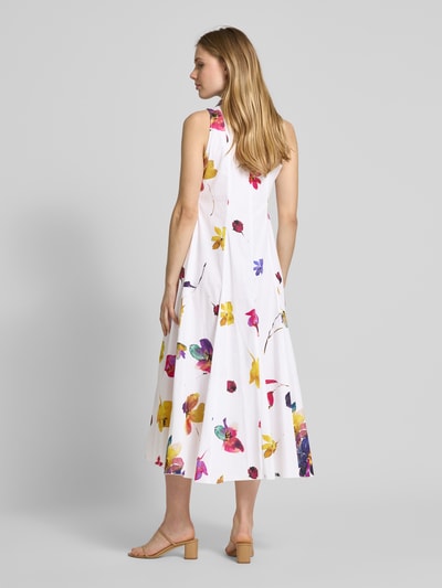 MAX&Co. Sukienka midi z wpuszczaną kieszenią model ‘ERNEST’ Biały 5