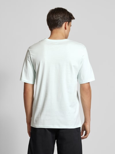 Jack & Jones T-shirt met labeldetail, model 'ORGANIC' Lichtblauw - 5