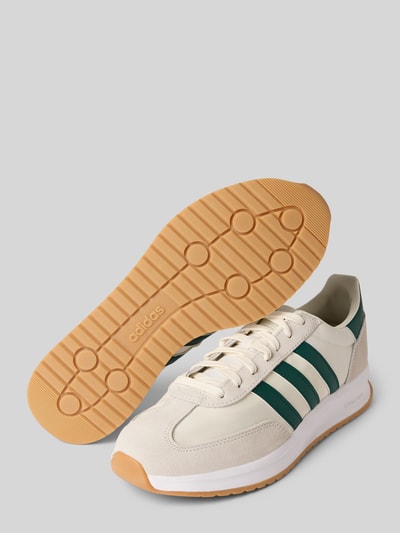 adidas Sportswear Sneaker aus Leder-Mix mit profilierter Sohle Modell 'RUN' Weiss 4