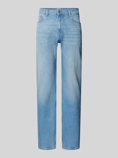 Tommy Jeans Straight Leg Jeans im 5-Pocket-Design Modell 'RYAN' Hellblau 2