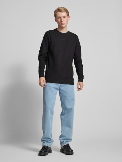 G-Star Raw Longsleeve mit Sturkturmuster Black 1