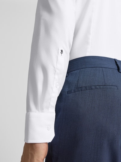 SEIDENSTICKER Slim Fit Business-Hemd mit Kentkragen Weiss 3