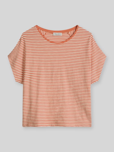Marc O'Polo t-shirt o kroju relaxed fit z czystej bawełny Pomarańczowy 2