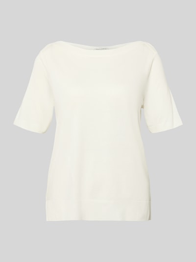 Produktfoto, Regular Fit T-Shirt aus Lyocell-Baumwoll-Mix von Marc O'Polo, efekt: jednolity kolor, dekolt w łódkę, krótki rękaw, drobny splot
