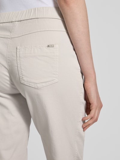 TONI Regular fit joggingbroek met verkort model, model 'Sue' Lichtgrijs - 3