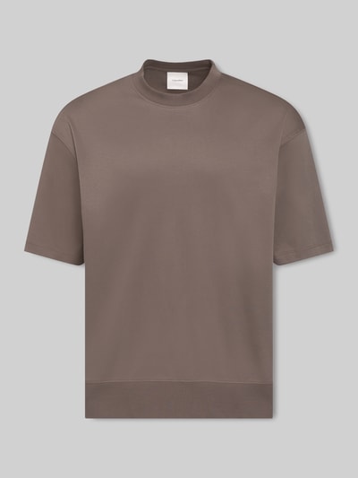 CK Calvin Klein t-shirt o kroju regular fit z czystej bawełny Średniobrązowy 2