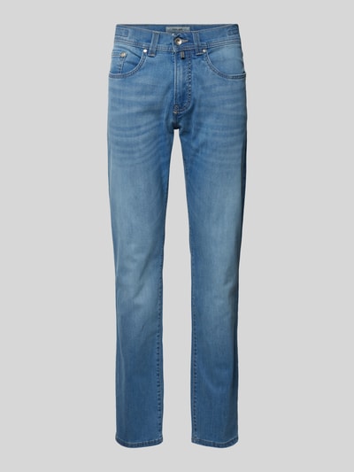 Pierre Cardin Tapered fit jeans in 5-pocketmodel, model 'Lyon' Donkerblauw - 2