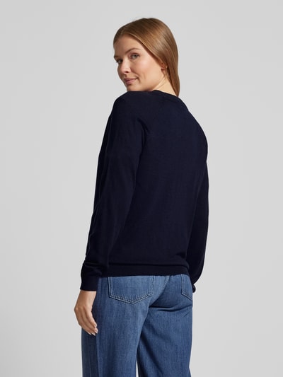 Stefanel Gebreide pullover met ronde hals Marineblauw - 5