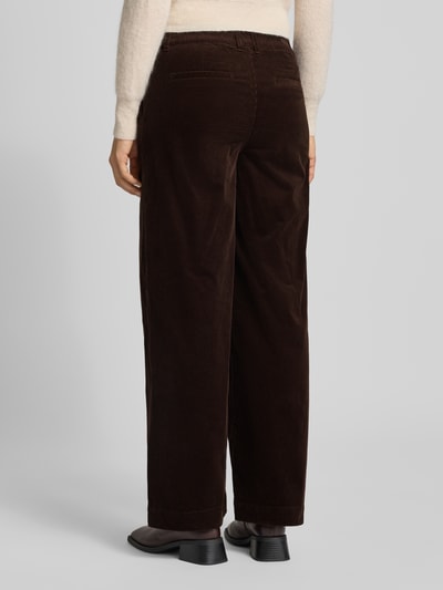 FREE/QUENT Cordhose mit weitem Bein Modell 'Cordy' Dunkelbraun 5