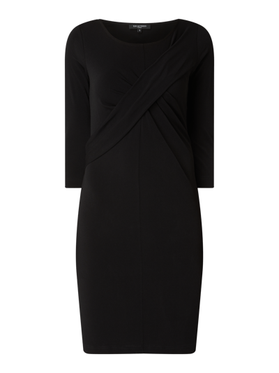 ILSE JACOBSEN Kleid mit Drapierung  Black 2