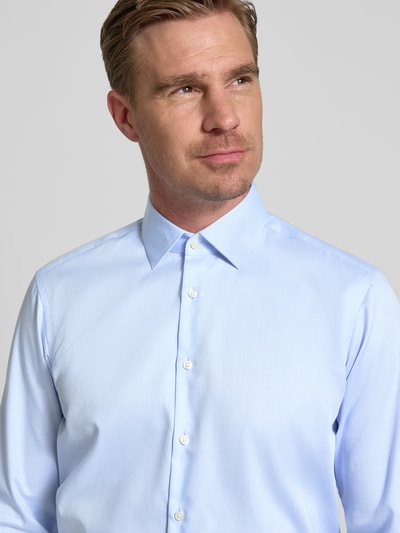 Jake*s Koszula biznesowa o kroju regular fit z kołnierzykiem typu kent Błękitny 3