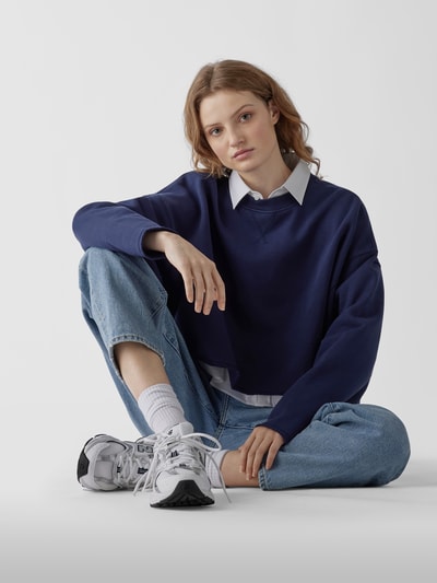 ROTATE BIRGER CHRISTENSEN Sweatshirt im cropped Design Dunkelblau 6