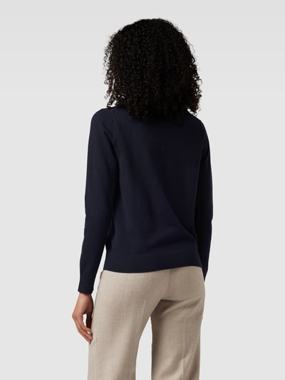 Tommy Hilfiger Pullover mit regulärem Schnitt und unifarbenem Design Dunkelblau 5