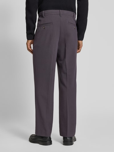 MCNEAL Wide Fit Stoffhose mit Bügelfalten Mittelgrau 5