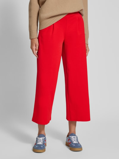 ICHI Culotte mit elastischem Bund Modell 'Kate' Rot 4