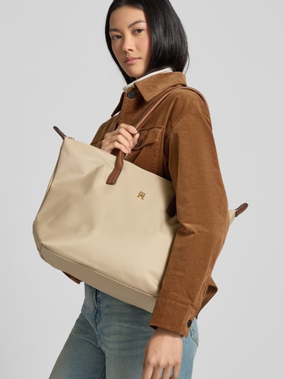 Tommy Hilfiger Shopper met labelapplicatie Beige - 1