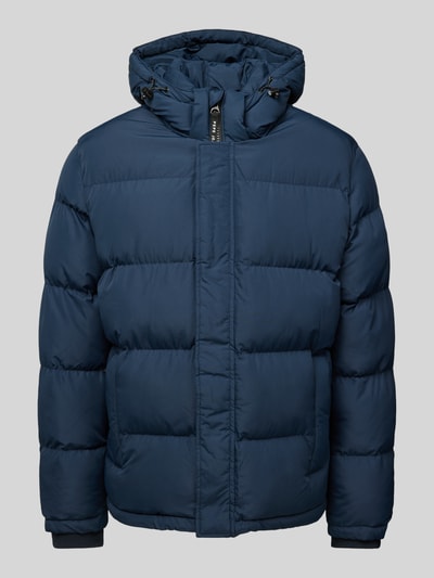 Pepe Jeans Steppjacke mit Kapuze Modell 'Tobias' Marine 1