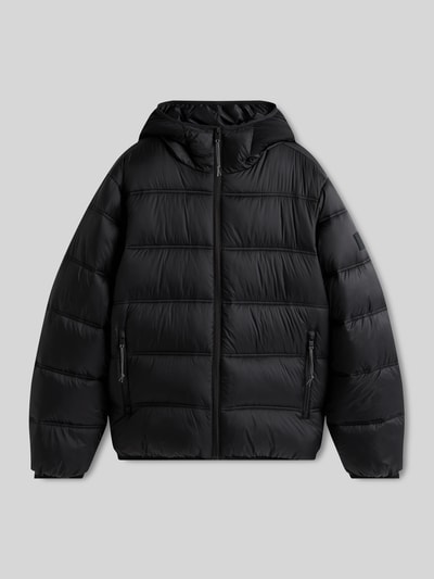 Tommy Jeans Regular Fit Steppjacke mit Kapuzenkragen Black 2