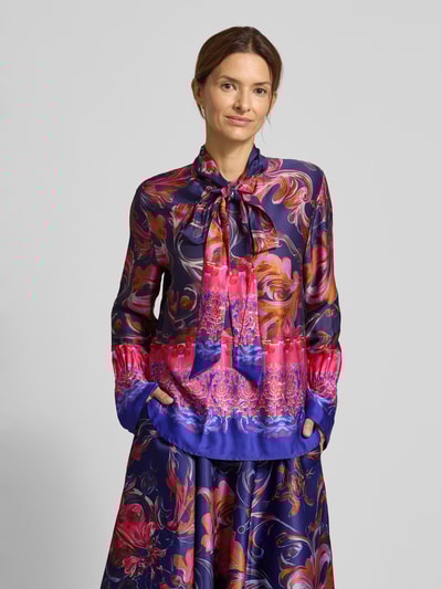 miss goodlife Regular Fit Bluse mit Schleifen-Detail Marine 4