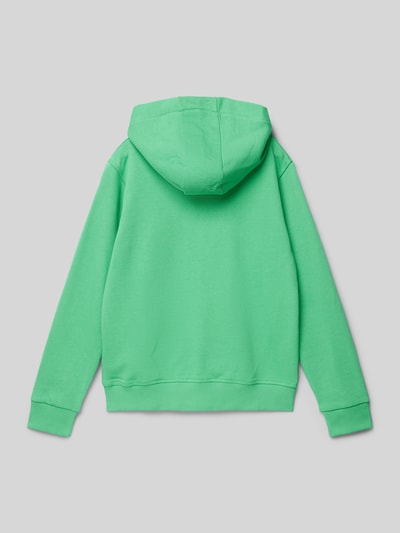 HUGO Hoodie met labelprint Groen - 3