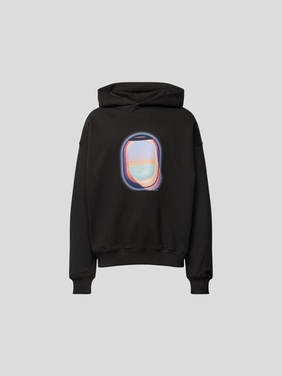 Blue Sky Inn Oversized Hoodie mit Motiv-Print Black 2