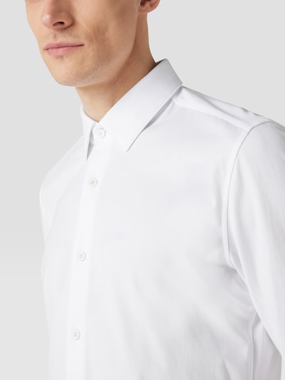 BOSS Slim fit zakelijk overhemd met stretch Wit - 3