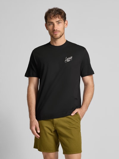 Lacoste Regular Fit T-Shirt aus reiner Baumwolle Black 4