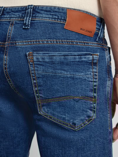 MAC Straight leg jeans in 5-pocketmodel Donkerblauw - 3