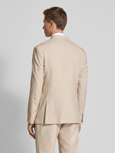 MCNEAL Slim Fit Sakko mit Brustleistentasche Beige 5