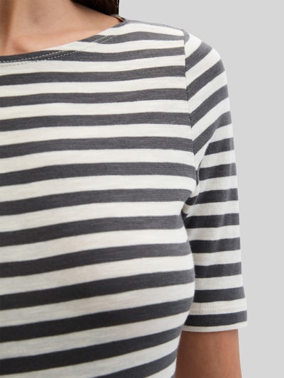 Marc O'Polo Regular Fit T-Shirt aus reiner Baumwolle Mittelgrau 3