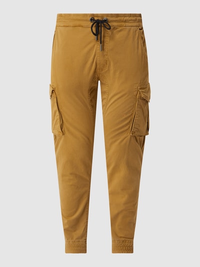 Alpha Industries Cargohose mit Label-Details Modell 'Twill' Sand 2