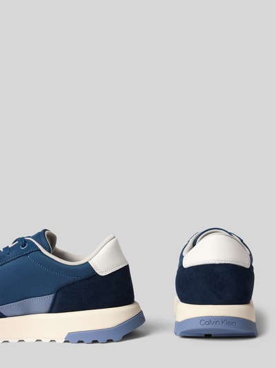 CK Calvin Klein Low-top sneakers van echt leer Donkerblauw - 2