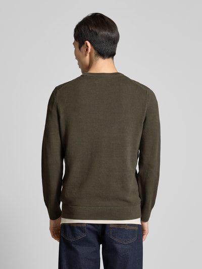 Marc O'Polo Regular Fit Pullover aus reiner Baumwolle  Oliv 5