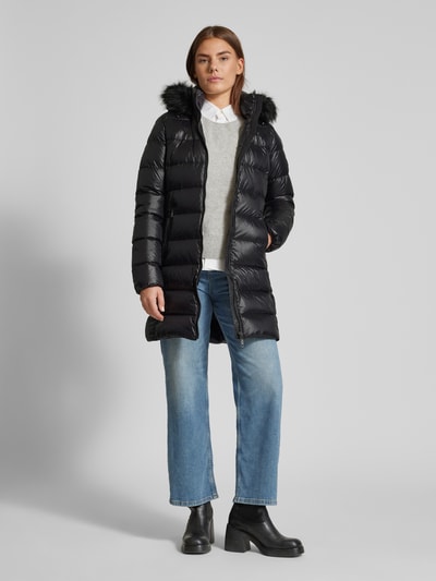 Tommy Hilfiger Donsjas met capuchon Zwart - 1