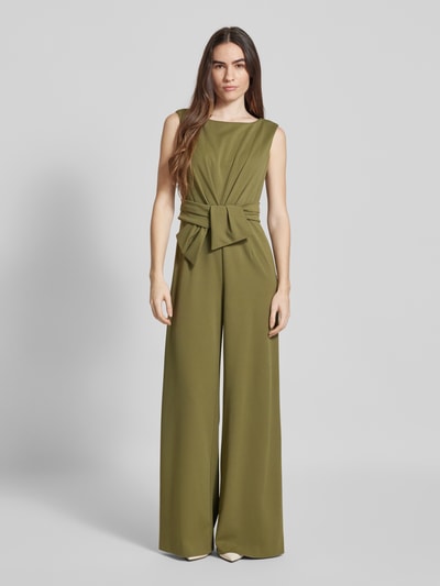 Vera Mont Jumpsuit mit Bindegürtel Gruen 4