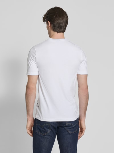 HECHTER PARIS T-shirt met labelprint Wit - 5