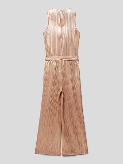 Garcia Jumpsuit met plissévouwen Koper - 3