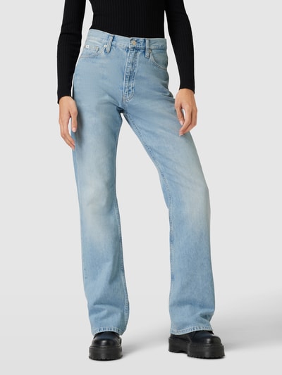 Calvin Klein Jeans Bootcut jeans met labeldetails Lichtblauw - 4